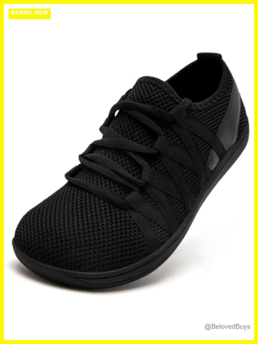 Barefoot Wide Toe Box Zero Drop Sneakers Breathable Knit Running Shoes